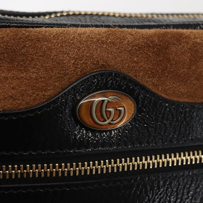 Gucci Ophidia Shoulder Bag Suede, BROWN, SUEDE, Shoulder bag