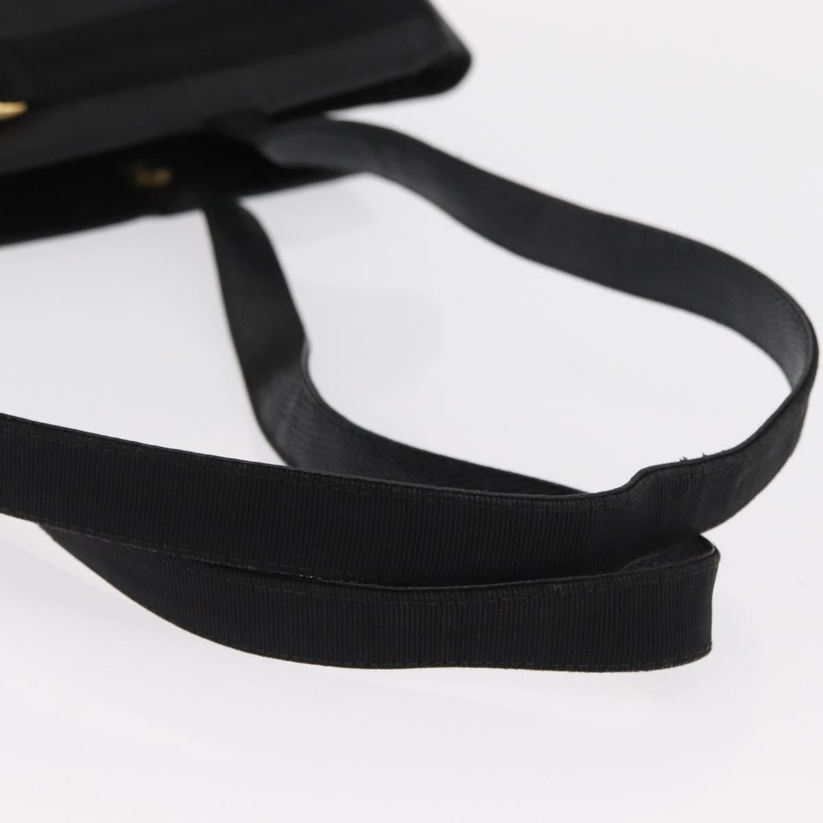 Salvatore Ferragamo Vala tote Leather, BLACK, LEATHER, Tote bag