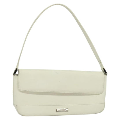 Burberry Flap Shoulder Bag Leather, WHITE, LEATHER, Shoulder bag