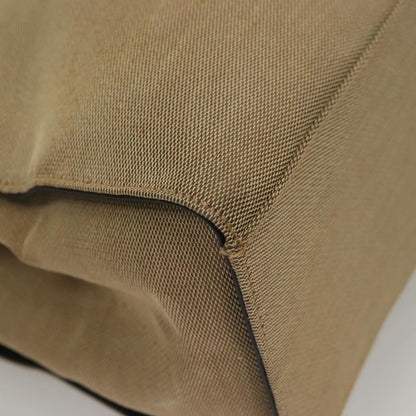 Gucci Vintage Bamboo Handle Tote Canvas, BEIGE, CANVAS, Tote bag