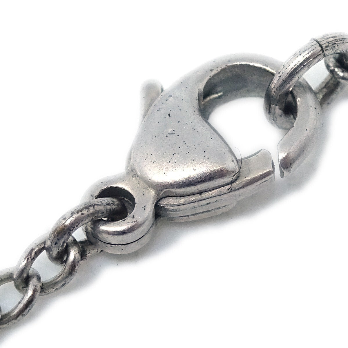 Chanel CC Pendant Necklace Metal, SILVER, SILVER_PLATED, Necklace