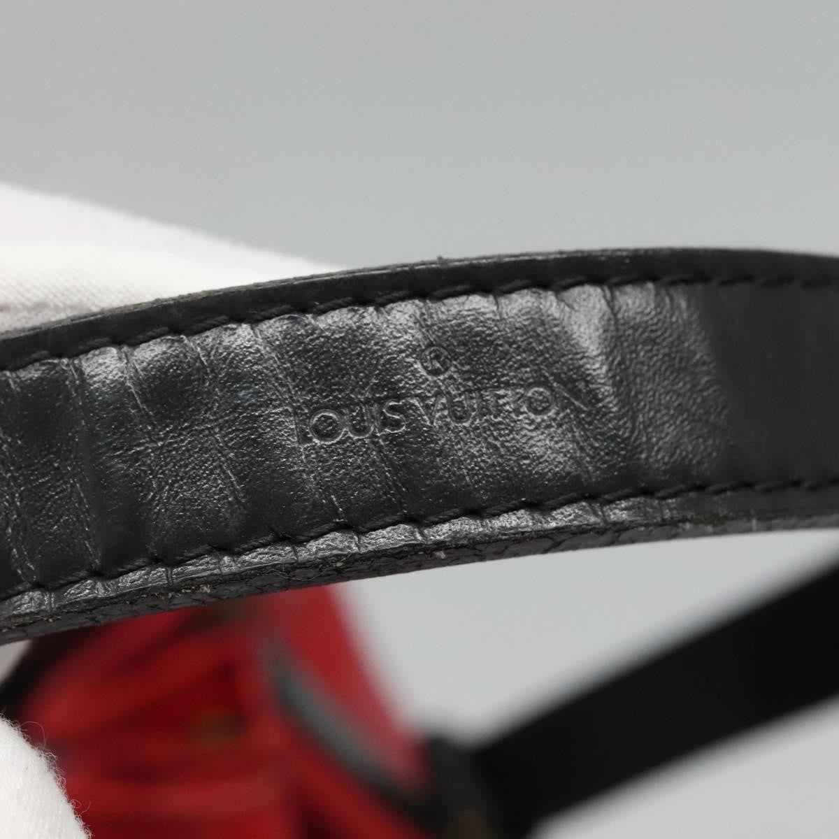 Louis Vuitton Petit Noe Handbag Two Tone Epi Leather, RED, LEATHER, Handbag