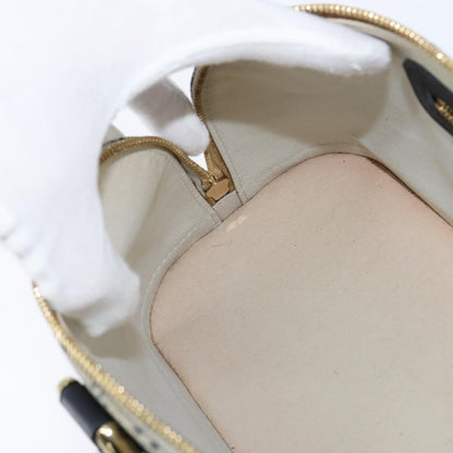 Louis Vuitton Alma Handbag Mini Lin, BLUE, CANVAS, Handbag