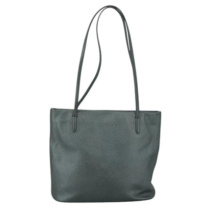 Valentino Garavani Vlogo tote bag Leather, GRAY, LEATHER, Tote bag