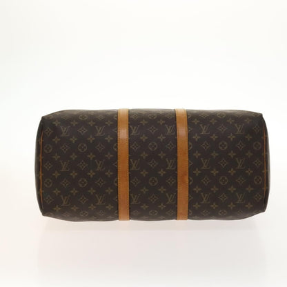Louis Vuitton Keepall Bag Monogram Canvas, BROWN, CANVAS, Travel bag
