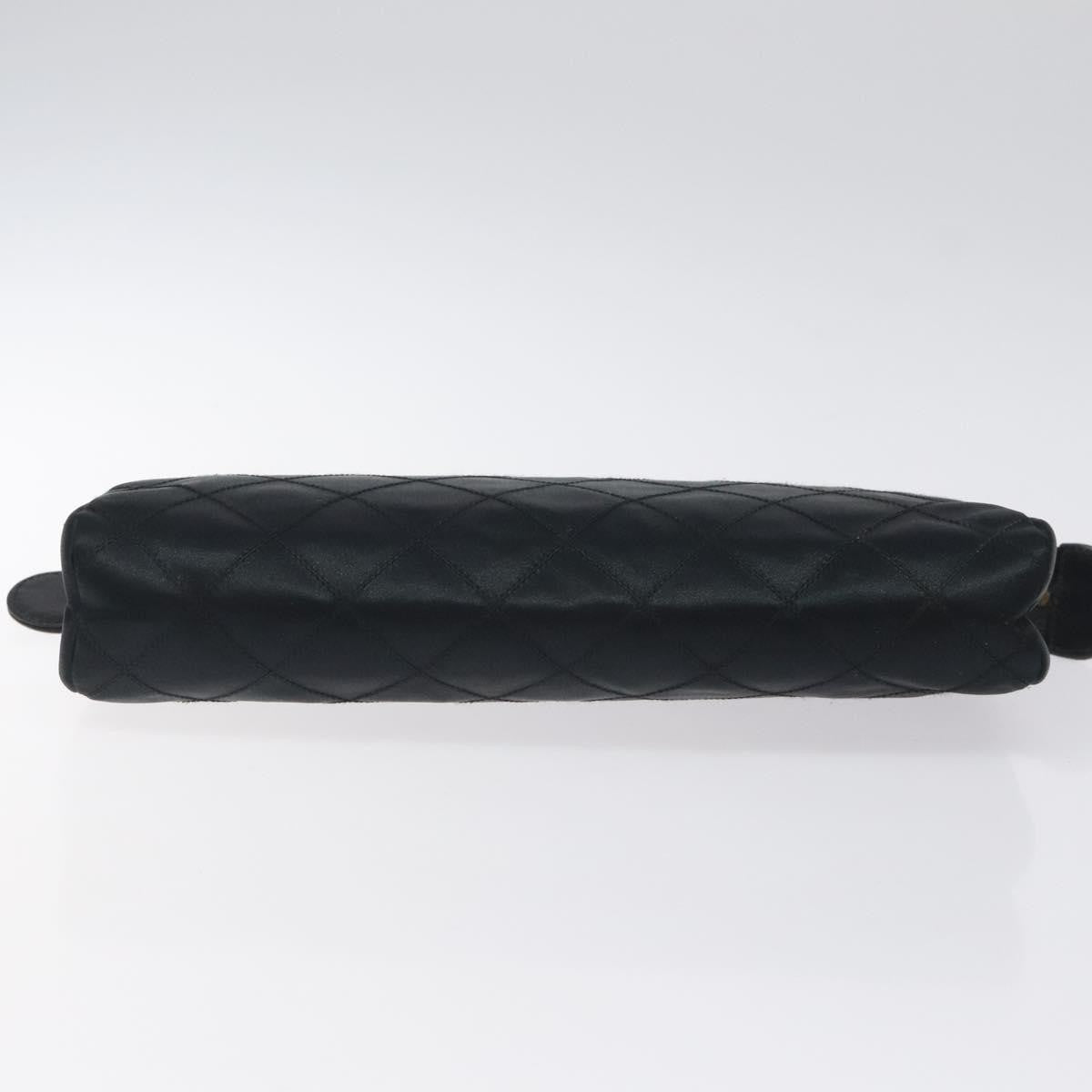 Chanel Vintage Clutch Silk, BLACK, SATIN, Clutche & pouche