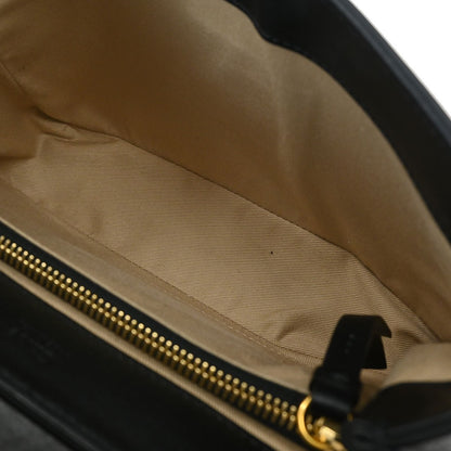 Chloe C Double Carry Bag Leather, BLACK, LEATHER, Shoulder bag