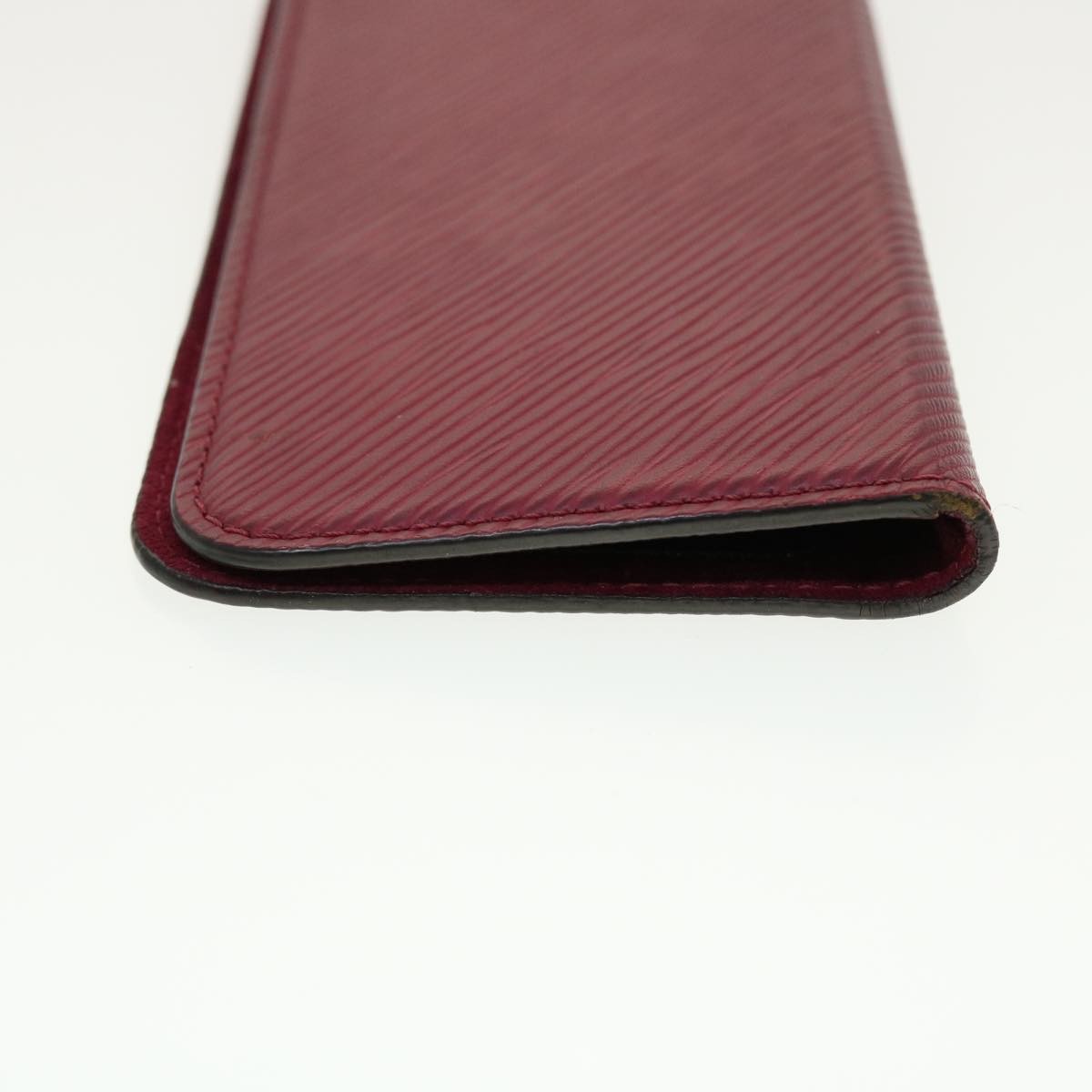 Louis Vuitton iPhone X / XS Folio Epi Leather, BURGUNDY, LEATHER, Tech accessory