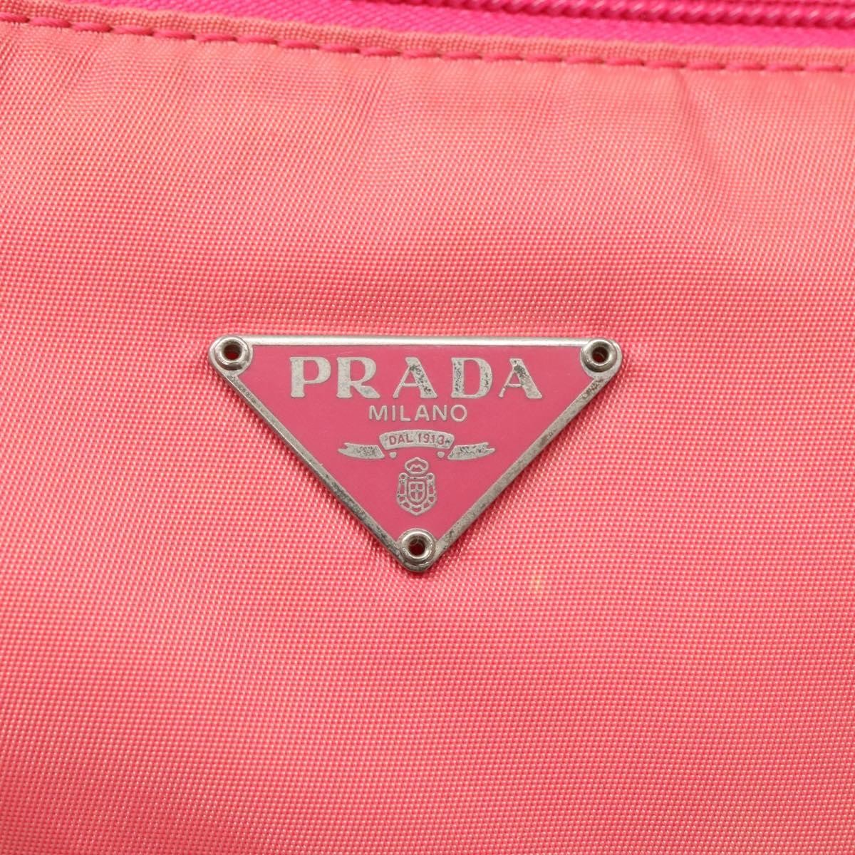 Prada Pochette Shoulder Bag Tessuto, PINK, NYLON, Clutche & pouche