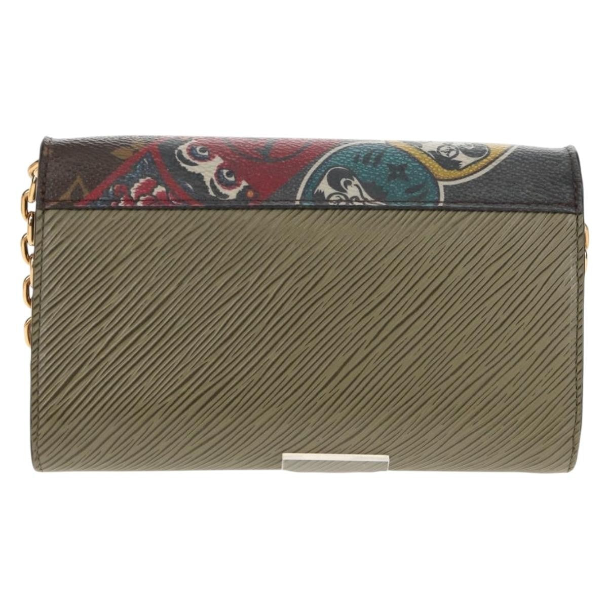 Louis Vuitton Twist Chain Wallet Limited Edition Kabuki Stickers Monogram Canvas, MULTICOLOUR, CANVAS, Clutche & pouche