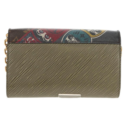 Louis Vuitton Twist Chain Wallet Limited Edition Kabuki Stickers Monogram Canvas, MULTICOLOUR, CANVAS, Clutche & pouche