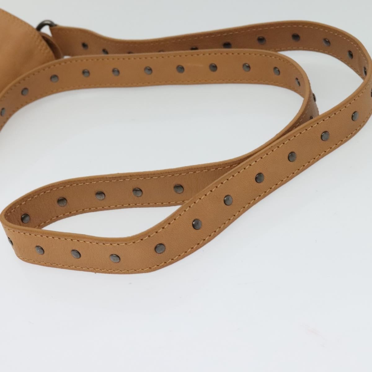 Celine Shoulder Bag Leather, BEIGE, LEATHER, Shoulder bag