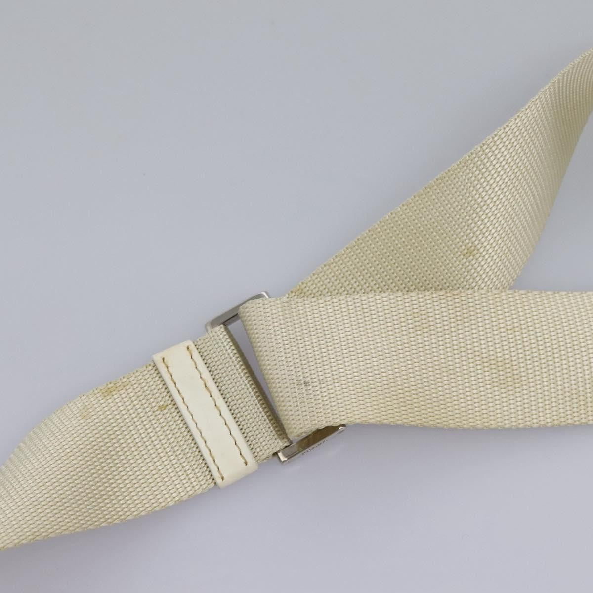 Prada Double Buckle Flap Messenger Bag Tessuto, BEIGE, NYLON, Shoulder bag