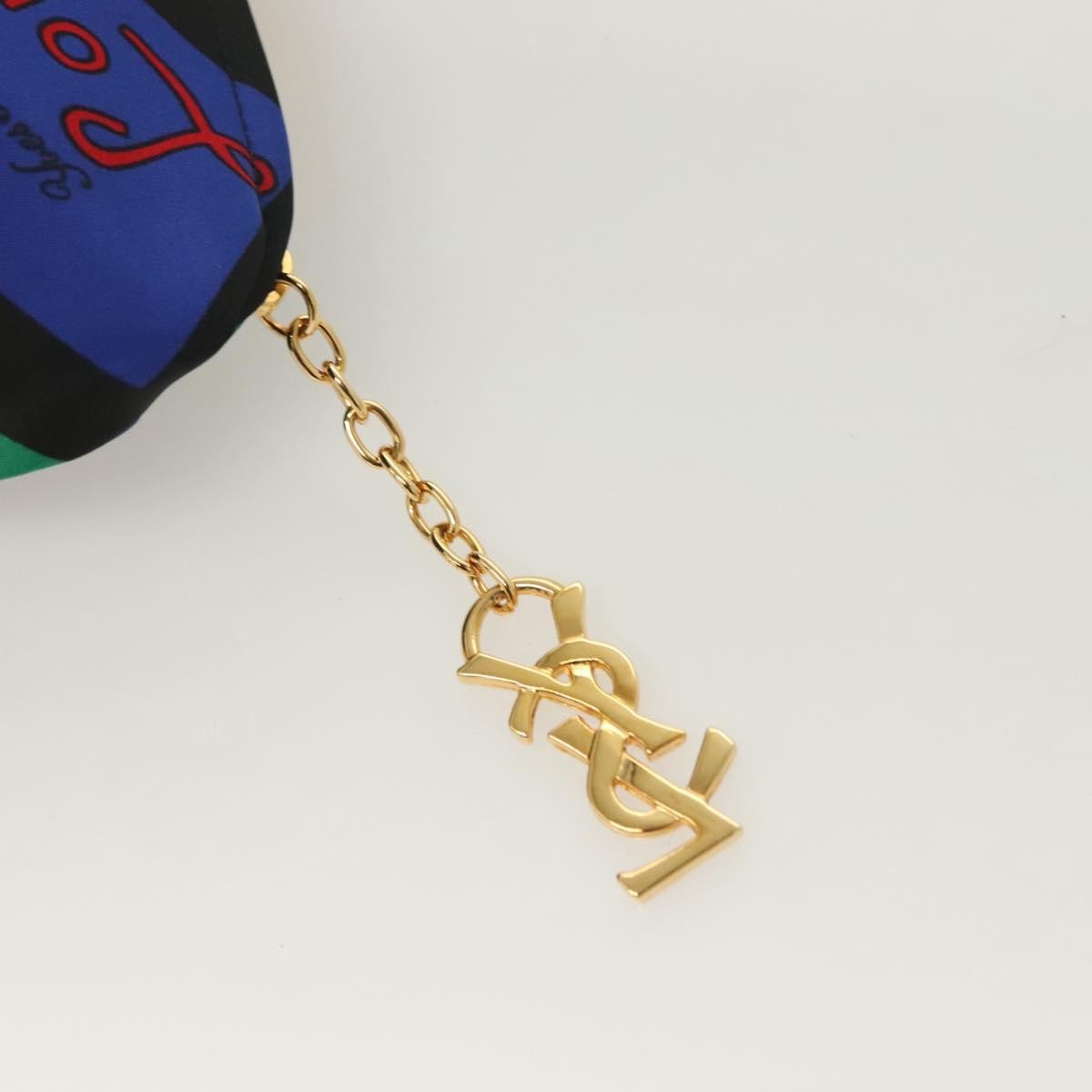 Saint Laurent Zipped Pouch Printed Python, MULTICOLOUR, NYLON, Clutche & pouche