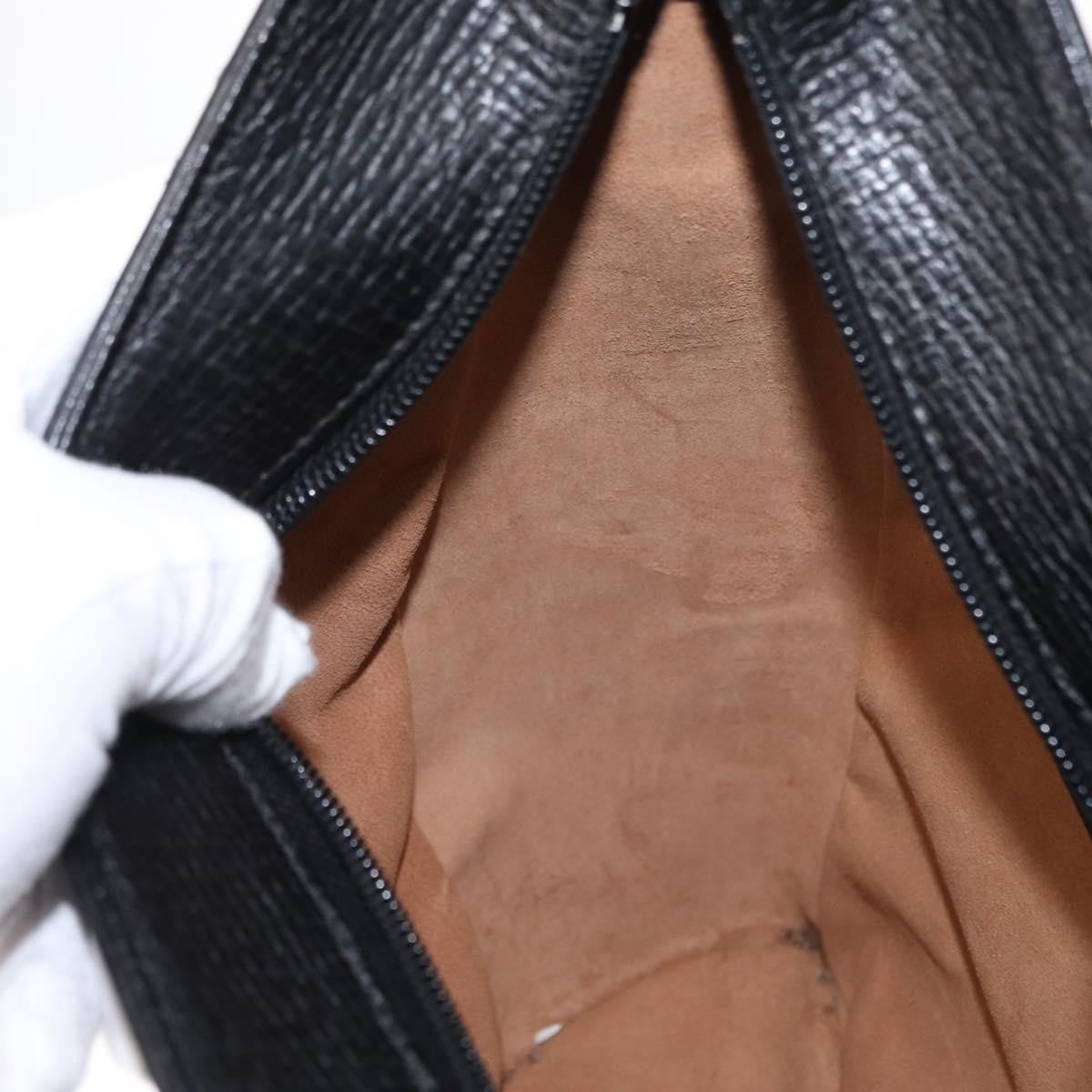 Loewe Vintage Shoulder Bag Leather, BLACK, LEATHER, Shoulder bag