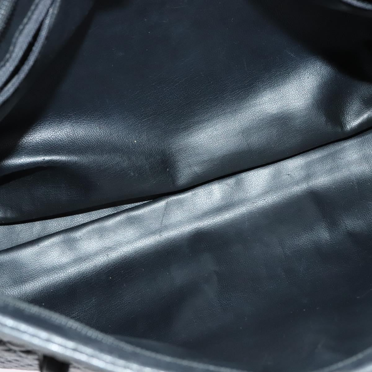 Bally Vintage Chain Shoulder Bag Quilted Leather, BLACK, LEATHER, Shoulder bag