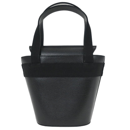 Salvatore Ferragamo Vara Bow Top Handle Bucket Bag Leather, BLACK, LEATHER, Handbag