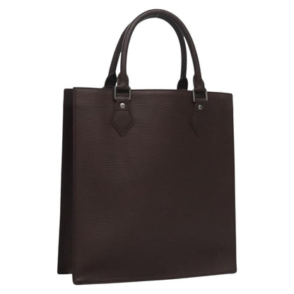 Louis Vuitton Sac Plat Bag Epi Leather, BROWN, LEATHER, Handbag
