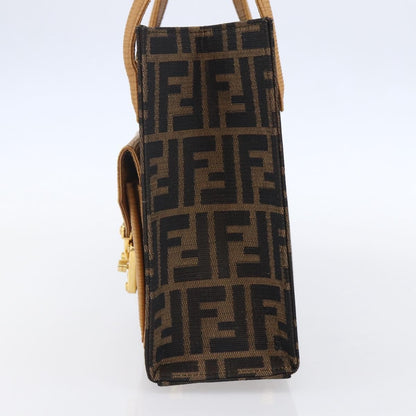 Fendi Vintage Top Handle Bag Zucca canvas, BROWN, CANVAS, Handbag
