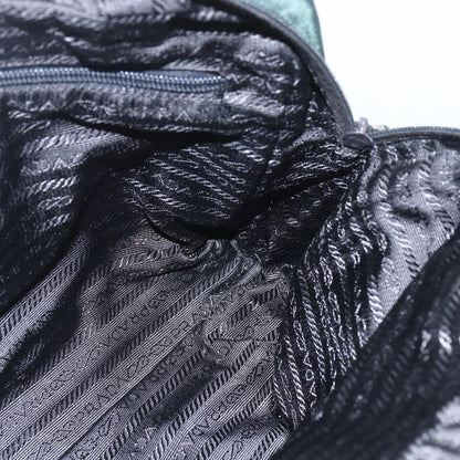 Prada Bowling Shoulder Bag Tessuto, GREEN, NYLON, Handbag