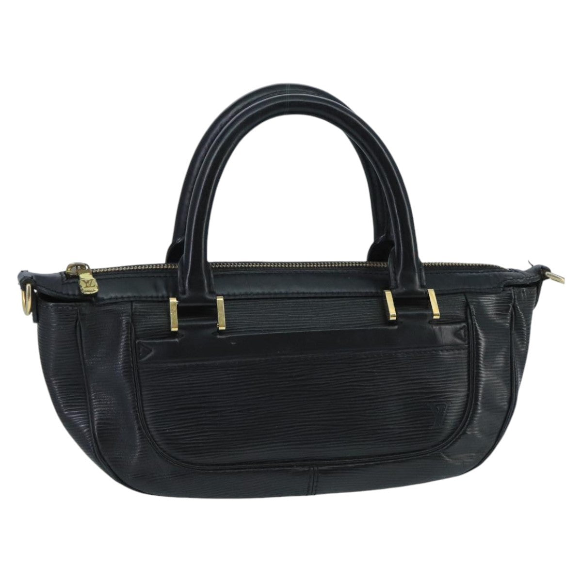 Louis Vuitton Dhanura Handbag Epi Leather, BLACK, LEATHER, Handbag