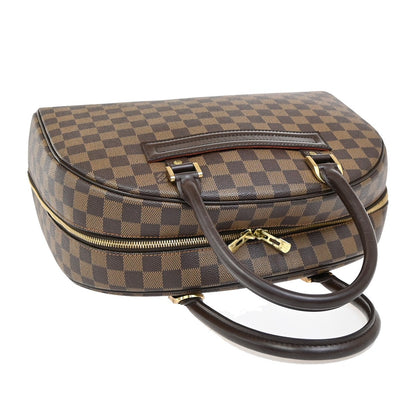 Louis Vuitton Nolita Satchel Damier, BROWN, CANVAS, Handbag