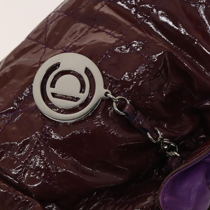 Christian Dior Le Trente Bag Cannage Quilt Patent, PURPLE, PATENT_LEATHER, Shoulder bag
