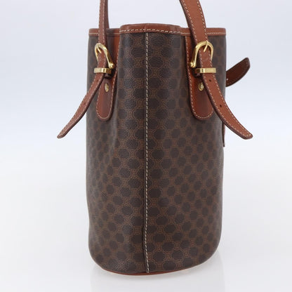 Celine Vintage Macadam Tote bag Canvas, BROWN, CANVAS, Tote bag