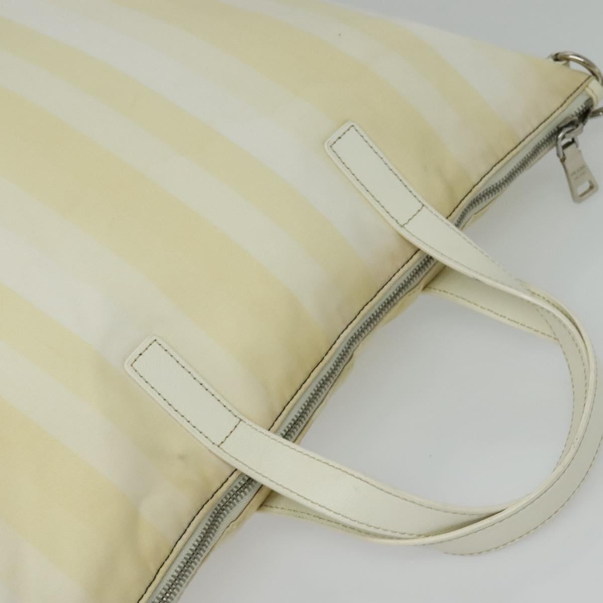 Prada Convertible Zip Tote (Outlet) Nylon, BEIGE, NYLON, Tote bag