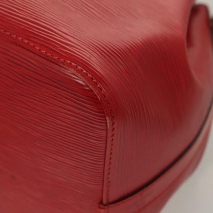 Louis Vuitton Petit Noe Handbag Epi Leather, RED, LEATHER, Shoulder bag