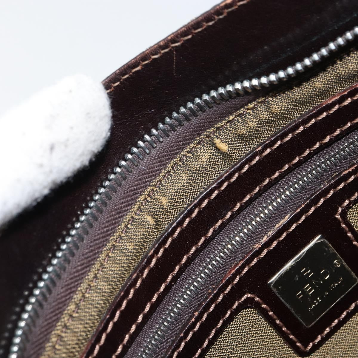 Fendi Vintage shoulderbag Canvas, BROWN, CANVAS, Shoulder bag