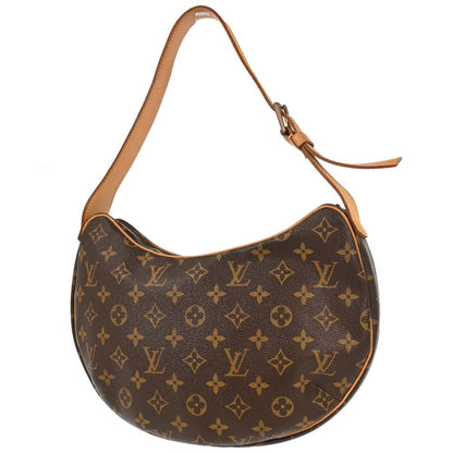 Louis Vuitton Croissant Handbag Monogram Canvas, BROWN, CANVAS, Handbag