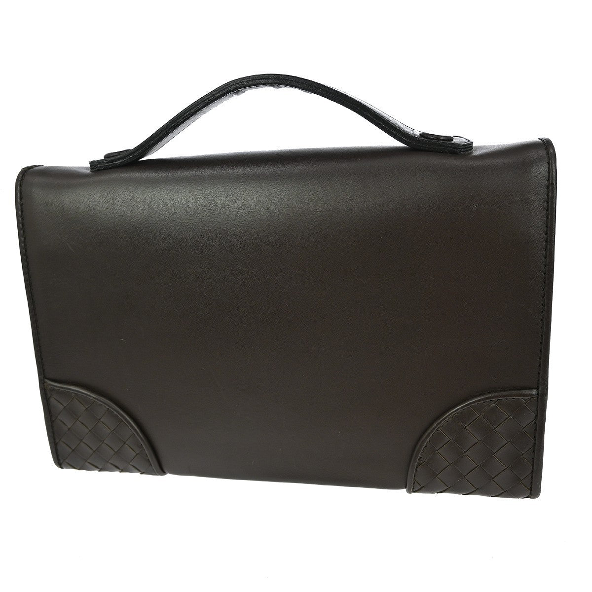 Bottega Veneta Intrecciato Handbag Leather, BROWN, LEATHER, Handbag