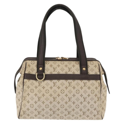 Louis Vuitton Josephine Handbag Mini Lin, KHAKI, CANVAS, Handbag
