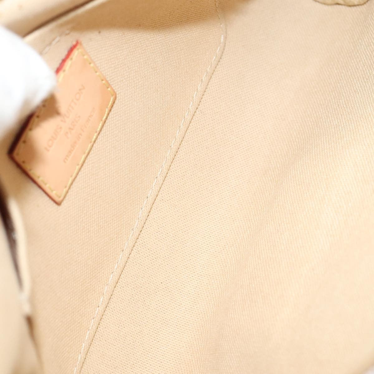 Louis Vuitton Favorite Handbag Damier, WHITE, CANVAS, Handbag