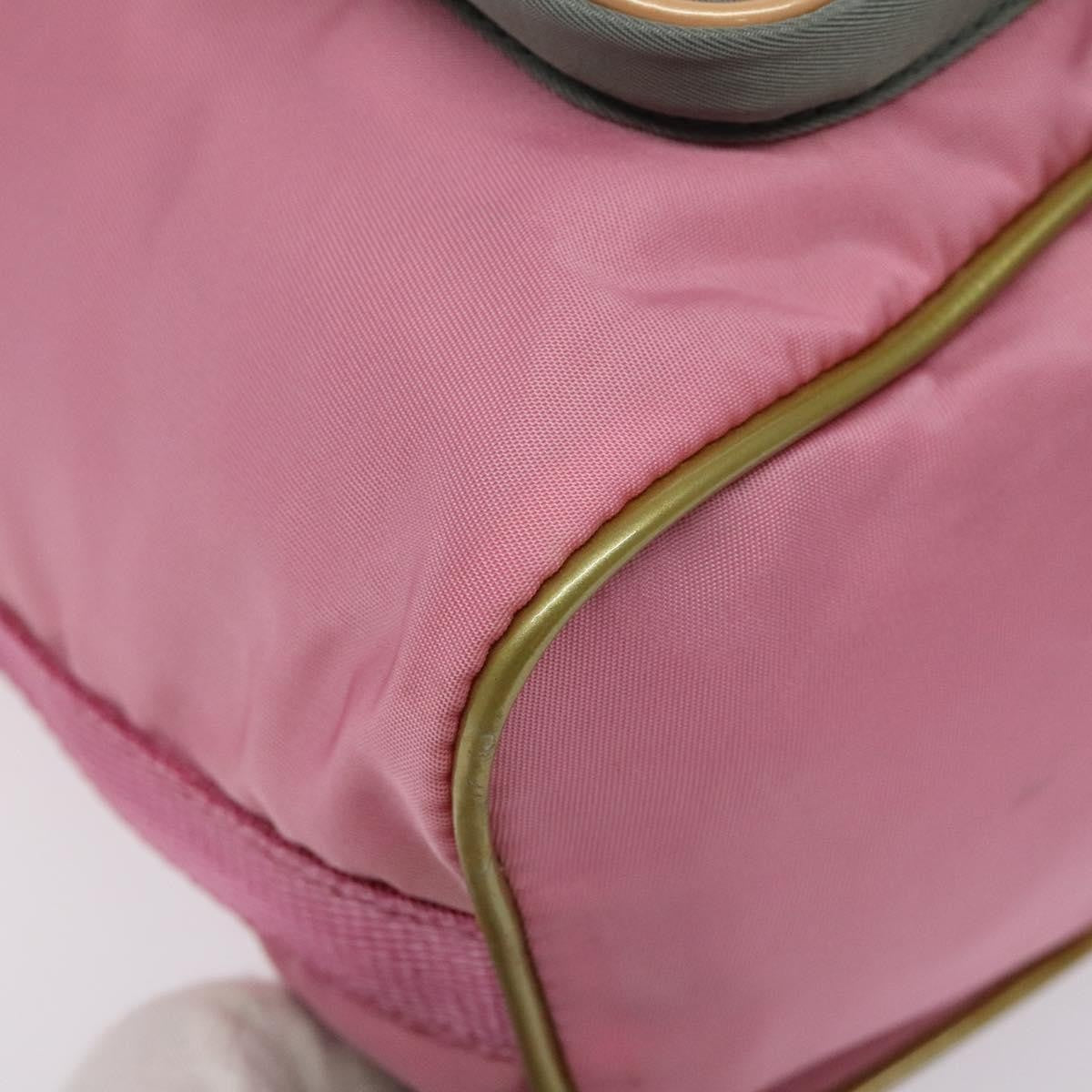 Prada Drawstring Bucket Bag Tessuto, PINK, NYLON, Handbag