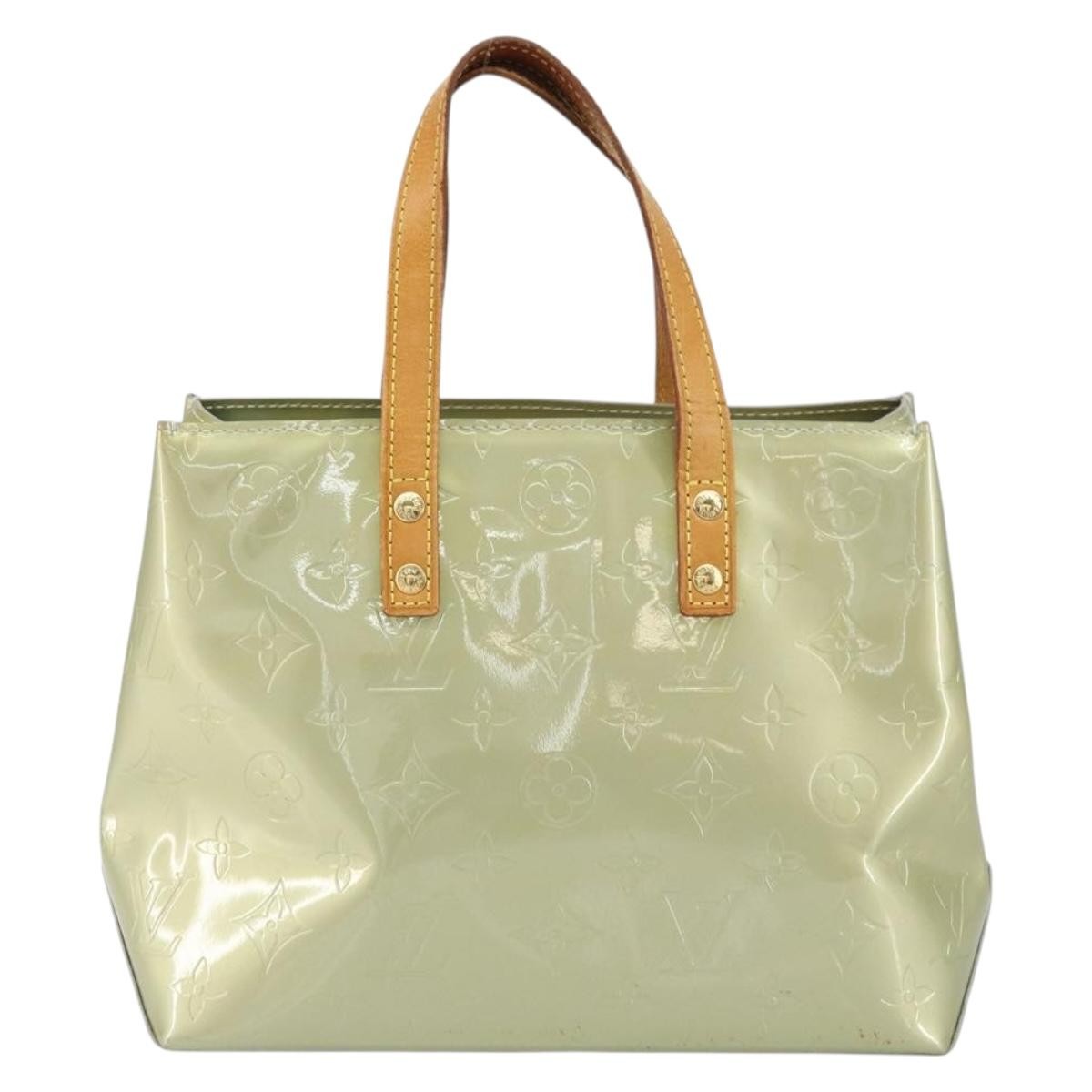 Louis Vuitton Reade Handbag Monogram Vernis, GRAY, PATENT_LEATHER, Handbag