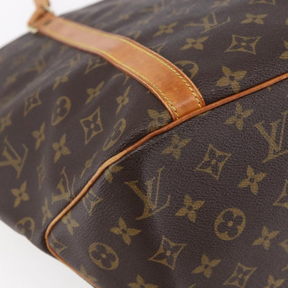 Louis Vuitton Shopping Sac Handbag Monogram Canvas, BROWN, CANVAS, Tote bag