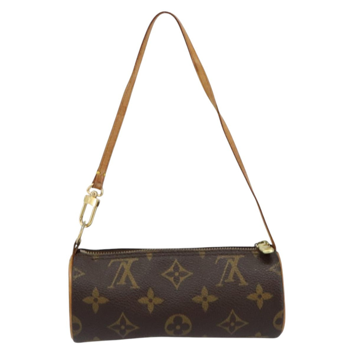 Louis Vuitton Papillon Pochette Monogram Canvas, BROWN, CANVAS, Clutche & pouche