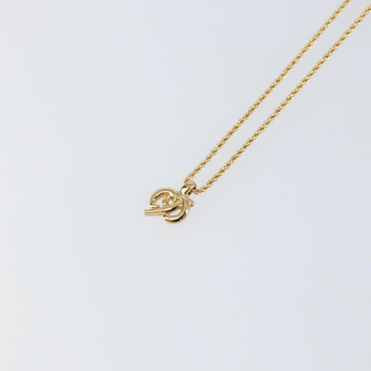 Christian Dior CD Logo necklace Metal, GOLD, METAL, Necklace