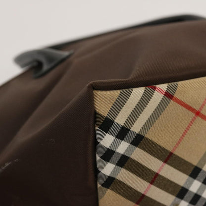 Burberry Nova Check Tote Nylon, BROWN, NYLON, Tote bag