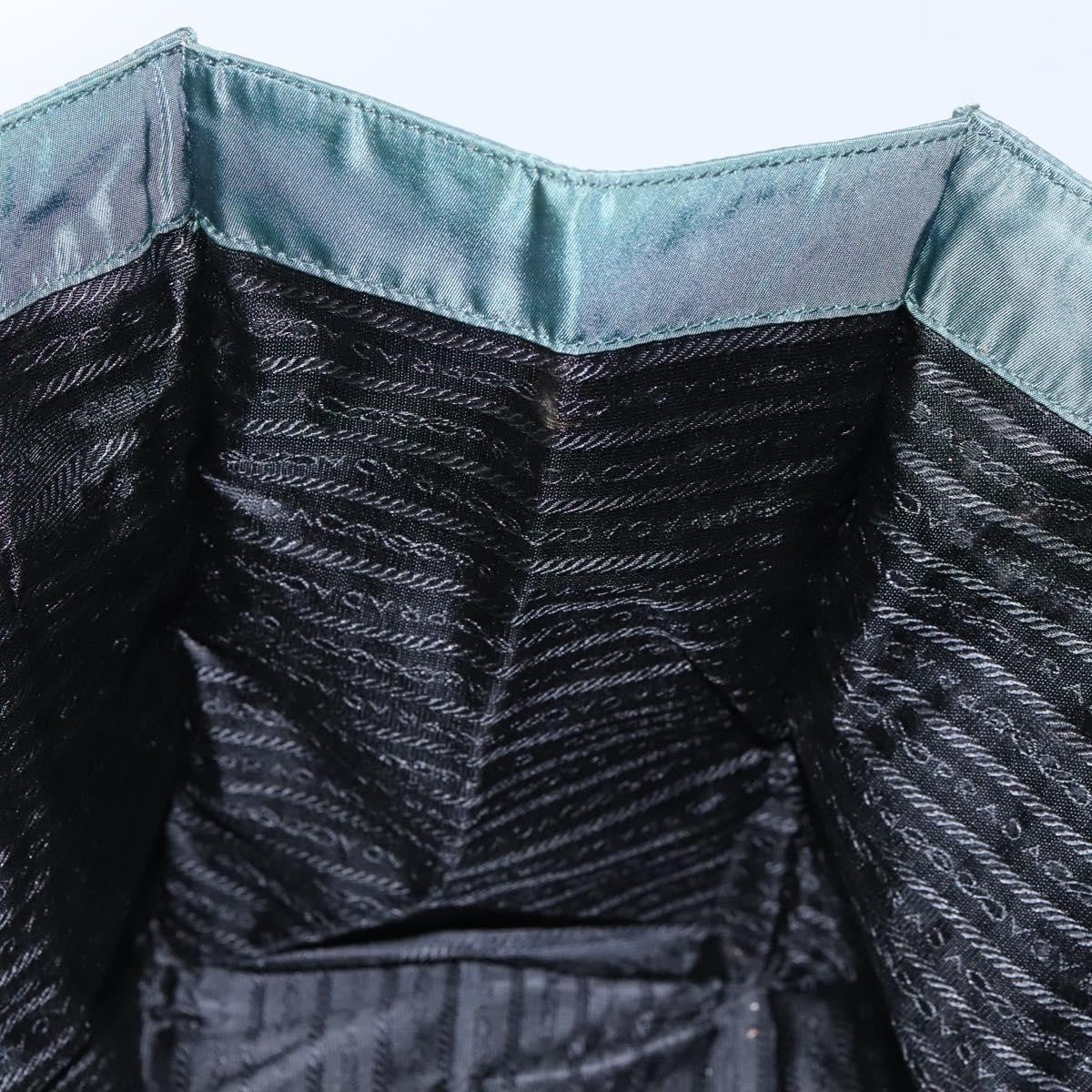 Prada Metal Handles Tote Tessuto, KHAKI, NYLON, Tote bag