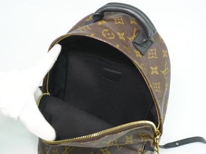 Louis Vuitton Palm Springs Backpack Monogram Canvas, BROWN, CANVAS, Backpack