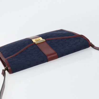 Celine C Macadam Shoulder bag Canvas, NAVY, CANVAS, Shoulder bag