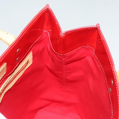 Louis Vuitton Reade Handbag Monogram Vernis, RED, PATENT_LEATHER, Handbag