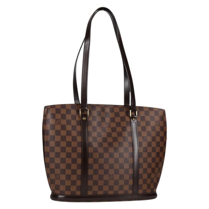 Louis Vuitton Babylone Handbag Damier, BROWN, CANVAS, Shoulder bag