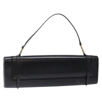 Loewe Vintage Shoulder Bag Leather, BLACK, LEATHER, Shoulder bag