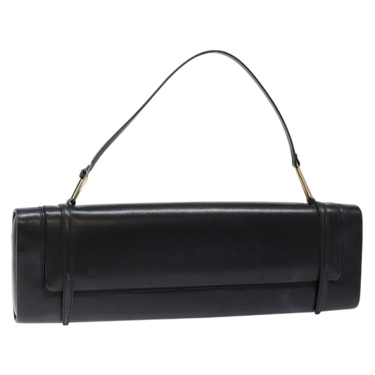 Loewe Vintage Shoulder Bag Leather, BLACK, LEATHER, Shoulder bag