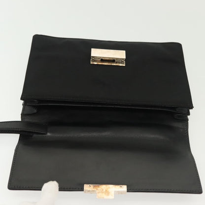 Gucci Pochette Nylon, BLACK, NYLON, Clutche & pouche