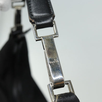 Gucci Zip Hobo Canvas, BLACK, NYLON, Shoulder bag